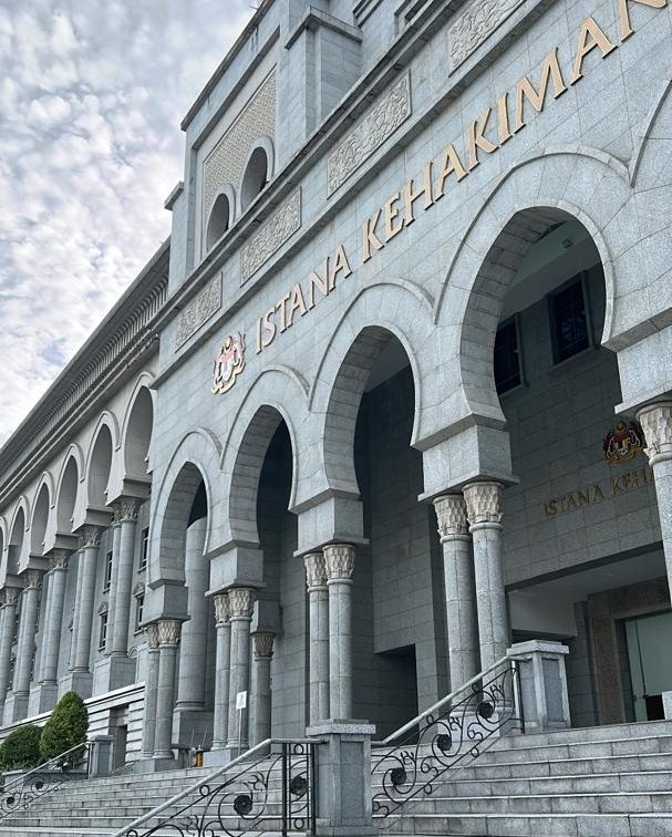 Palace of Justice, Putrajaya: the Federal Court and the Court of Appeal.